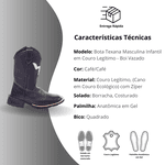 Bota Infantil Texana Boi Vazado