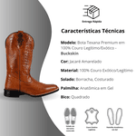 Bota Unissex Premium Texana BuckSkin