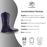 Bota Unissex Premium Texana Dallas