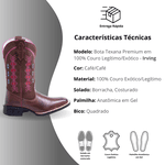 Bota Feminina Premium Texana LoneStar