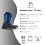 Bota Infantil Texana Raio Azul