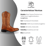 Bota Unissex Premium Texana LongHorse