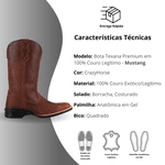 Bota Unissex Premium Texana Mustang