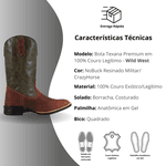 Bota Unissex Premium Texana Wild West