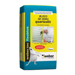 ARGAMASSA BLOCO DE VIDRO 20KG QUARTZOLIT