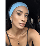 Faixa de cabelo Azul Bebê