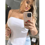 Blusa assimétrica Yala Branca