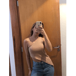 Blusa Nula Manga Jade Nude