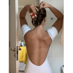 Macaquinho fitness Mya Branco