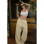 CALÇA AISHA PANTALONA AMARELO CANDY