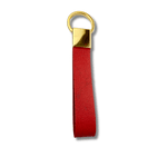 Chaveiro em Couro Legítimo - Vermelho
