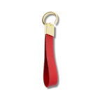Chaveiro em Couro Legítimo - Vermelho
