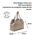 Bolsa Esmeralda Shopper Couro - Fendi