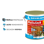 Verniz Para Madeira Fosco Acetinado Poliulack 0,9l