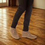 Bota Camping Rato em couro legitimo com solado crepe em borracha látex.