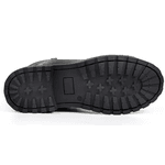 Coturno Masculino Casual em Couro Preto