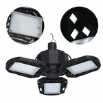 Lanterna LED Recarregável Solar e USB Dobrável Camping 3 folhas