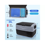 Geladeira Portátil Dandaro SCAN 35 lts Quadrivolt 110/220 - 12/24v