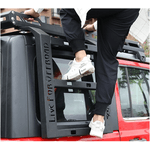 Bagageiro Teto em Alumínio com 02 Escadas Laterais Jeep Wrangler JL 2019/diante 