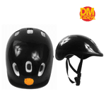 Kit Capacete, Cotoveleira e Joelheira Infantil Preto