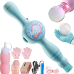 Bolhas Mágicas - Lançador de Bolhas de Sabão com Fumaça Azul