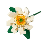  Flores Encantadas de Montar Bloxi - Camélia Japônica (84 peças)