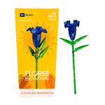 Flores Encantadas de Montar Bloxi – Genciana Azul (56 peças)
