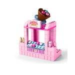  Blocos de Montar BLOXI 1000 Peças Caminhão Rosa Sorvete 6 em 1