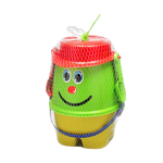 Balde Boneco Colorido- Baldinho para brincar na areia!