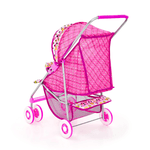 Carrinho de Boneca de Luxo Milano Rosa