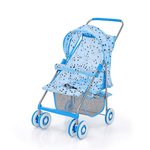 Carrinho de Boneca de Luxo Milano Azul