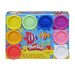 Conjunto Play-Doh, Massinha de Modelar Infantil, Cores do Arco-Íris com 8 Potes