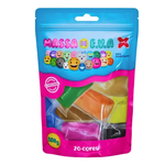 MASSA DE E.V.A PARA MODELAR COM CORES SORTIDAS