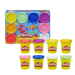 Conjunto Play-Doh, Massinha de Modelar Infantil, Cores do Arco-Íris com 8 Potes