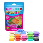 MASSA DE E.V.A PARA MODELAR COM CORES SORTIDAS