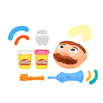 Brincando de Dentista Play-Doh