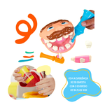 Brincando de Dentista Play-Doh