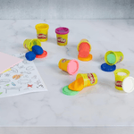 Conjunto Play-Doh, Massinha de Modelar Infantil, Cores do Arco-Íris com 8 Potes