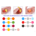 MASSA DE E.V.A PARA MODELAR COM CORES SORTIDAS