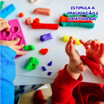 MASSA DE E.V.A PARA MODELAR COM CORES SORTIDAS