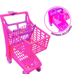 Carrinho de Supermercado Infantil Market Rosa
