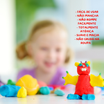 MASSA DE E.V.A PARA MODELAR COM CORES SORTIDAS