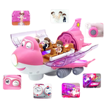 Avião Musical Rosa