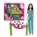  Barbie Profissões Cuidados e Resgate dos Pandas- Barbie Baby Panda Care And Rescue