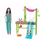  Barbie Profissões Cuidados e Resgate dos Pandas- Barbie Baby Panda Care And Rescue