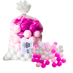 BOLINHAS PLASTICAS ROSA
