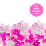 BOLINHAS PLASTICAS ROSA