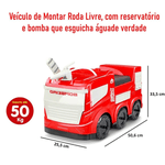 Caminhão Bombeiro Esguicha Água- Giant Bombeiro