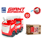 Caminhão Bombeiro Esguicha Água- Giant Bombeiro