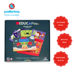 Follow Pins - Siga Os Pinos Educa Play 12 Desafios - Polibrinq 